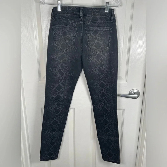 🖤 Miss Me Denim Python Skinny Jeans Black Size 26 - Picture 5 of 12